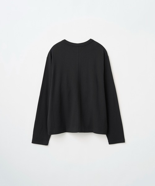 Juha（ユハ）の「SOFT LAYER CROPPED HENLEY（Tシャツ/カットソー・メンズ・グレイッシュベージュ/アイボリー/ブラック・4/3）」の17枚目の写真