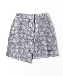 RADIO EVA（ラヂオエヴァ）の「RADIO EVA A334 EVANGELION MONOGRAM JACQUARD DENIM SKIRT（デニムスカート）」
