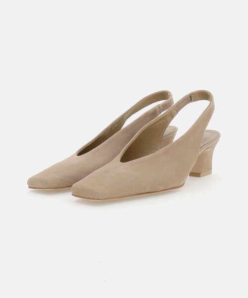 ODETTE E ODILE(オデットエオディール)の「サプルスクエア バックベルト パンプス50↑(パンプス・レディース・ブラック/モカ・23.5cm/22.5cm/22cm/25cm/24.5cm/23cm/24cm)」の13枚目の写真
