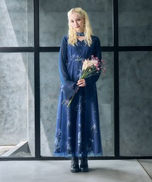 HARE | 【OCCASION】アートフラワーシアーレイヤーワンピース(HARE)(ワンピース)