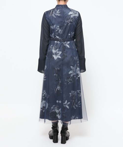 HARE(ハレ)の「【OCCASION】アートフラワーシアーレイヤーワンピース(HARE)(ワンピース・レディース・ブルー/ブラック・FREE)」の19枚目の写真