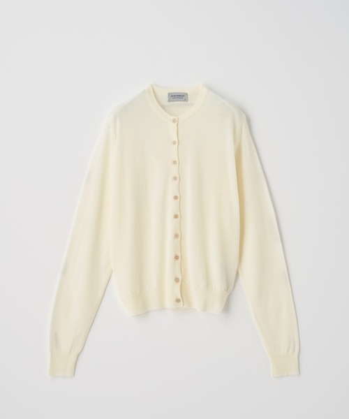 JOHN SMEDLEY(ジョンスメドレー)の「JSロゴジャガード長袖ニットカーディガン(カーディガン/ボレロ・レディース・その他・S)」の1枚目の写真
