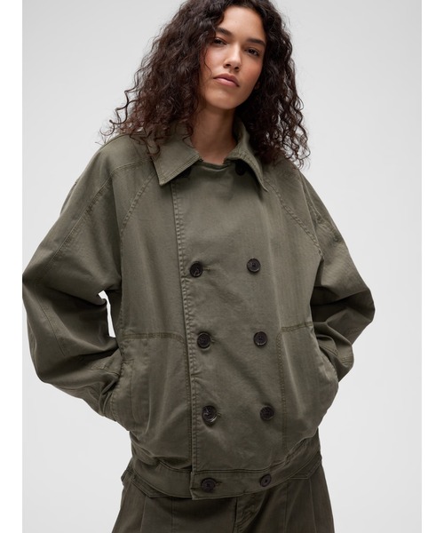 GapStudio(ギャップスタジオ)の「GapStudio ヘリンボーン ピーコート(ピーコート・メンズ・その他・L/M/S/XS/XL)」の3枚目の写真