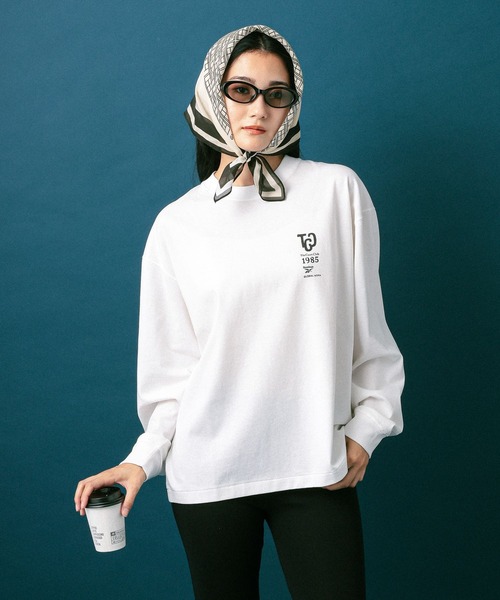 GLOBAL WORK（グローバルワーク）の「【Reebok】プリントT/長袖/812883（Tシャツ/カットソー・メンズ・ホワイト/チャコールグレー・X-LARGE/MEDIUM/LARGE/SMALL）」の11枚目の写真