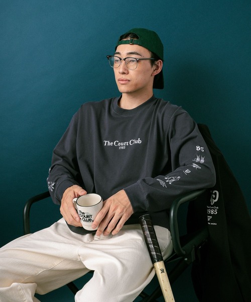 GLOBAL WORK（グローバルワーク）の「【Reebok】プリントT/長袖/812883（Tシャツ/カットソー・メンズ・ホワイト/チャコールグレー・X-LARGE/MEDIUM/LARGE/SMALL）」の20枚目の写真