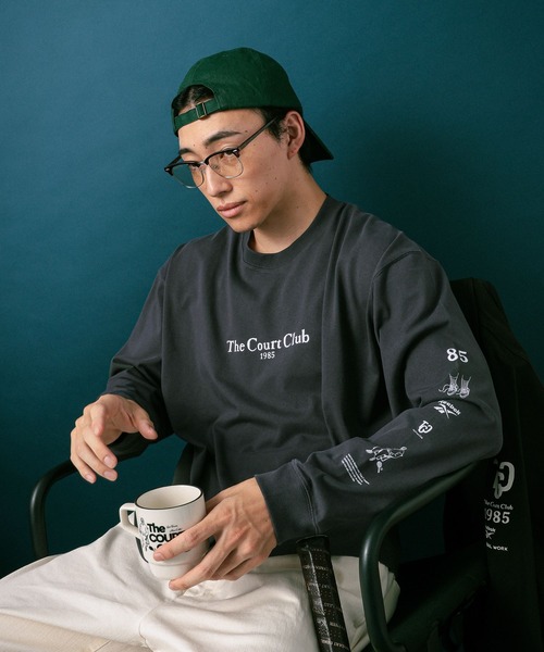 GLOBAL WORK（グローバルワーク）の「【Reebok】プリントT/長袖/812883（Tシャツ/カットソー・メンズ・ホワイト/チャコールグレー・X-LARGE/MEDIUM/LARGE/SMALL）」の22枚目の写真