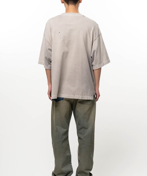 Maison MIHARA YASUHIRO(メゾンミハラヤスヒロ)の「【MIHARAYASUHIRO/ミハラヤスヒロ】SUN FADED TEE(Tシャツ/カットソー・メンズ・ベージュ/ブラック・48/46/44)」の11枚目の写真