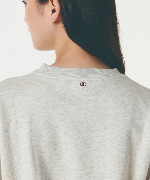Champion（チャンピオン）の「【Champion/チャンピオン】【ZOZOTOWN先行販売！！カラー別注】レディース クルーネックスウェットシャツ（スウェット・レディース・オートミール/ブラック系その他/ネイビー系1・MEDIUM/LARGE）」の22枚目の写真