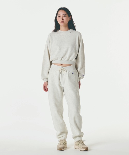 Champion（チャンピオン）の「【Champion/チャンピオン】【ZOZOTOWN先行販売！！カラー別注】レディース クルーネックスウェットシャツ（スウェット・レディース・オートミール/ブラック系その他/ネイビー系1・MEDIUM/LARGE）」の20枚目の写真