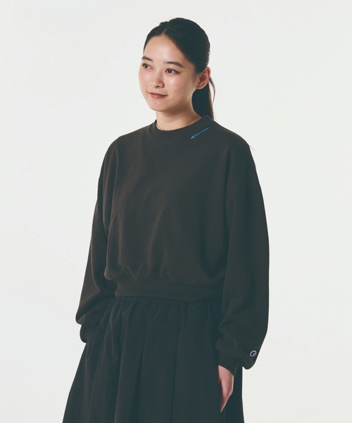 Champion（チャンピオン）の「【Champion/チャンピオン】【ZOZOTOWN先行販売！！カラー別注】レディース クルーネックスウェットシャツ（スウェット・レディース・オートミール/ブラック系その他/ネイビー系1・MEDIUM/LARGE）」の13枚目の写真