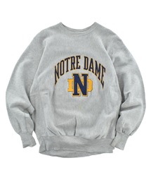 【USED】90's MVP "Notre Dame" リバースタイプ スウェット USA製