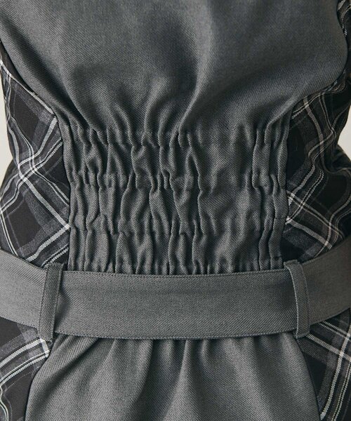 Belle Charme(ベルシャルム)の「【Belle Charme】Ribbon Fur Collar Onepiece(ワンピース・レディース・ブラック/チャコールグレー/ブラウン・FREE)」の20枚目の写真