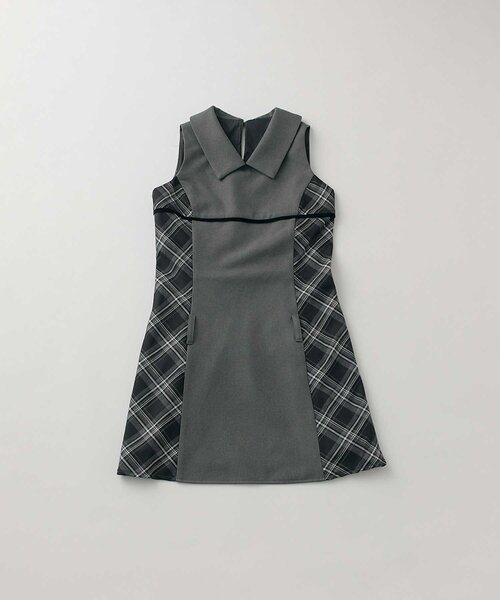 Belle Charme(ベルシャルム)の「【Belle Charme】Ribbon Fur Collar Onepiece(ワンピース・レディース・ブラック/チャコールグレー/ブラウン・FREE)」の6枚目の写真
