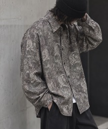 yield（イールド）の「【ciao】ルーズシルエット オーバーサイズ とろみシャツ 柄シャツ（シャツ/ブラウス）」