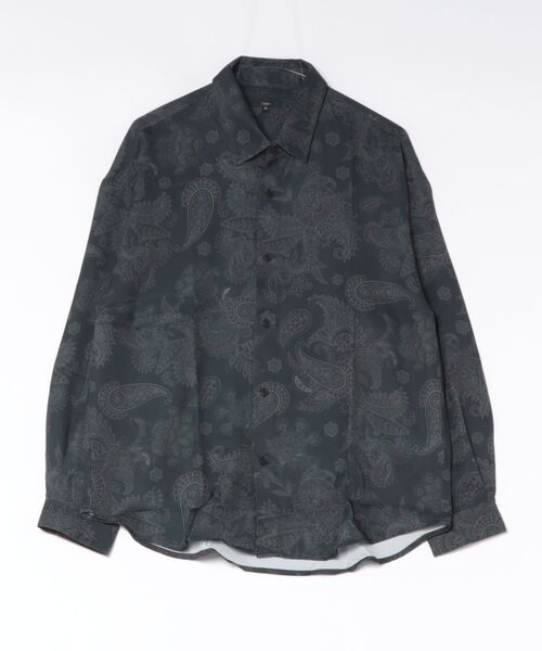 CIAO(チャオ)の「【ciao】ルーズシルエット オーバーサイズ とろみシャツ 柄シャツ(シャツ/ブラウス・レディース・ベージュ系その他/ブラック系その他/ブラック×イエロー/オリーブ/カーキブラウン/ホワイト系その他2/ブラック×ホワイト/ブラウン系その他/ホワイト系その他/ブラック/アッシュグレー/ブラック×ブルー・L/M)」の18枚目の写真