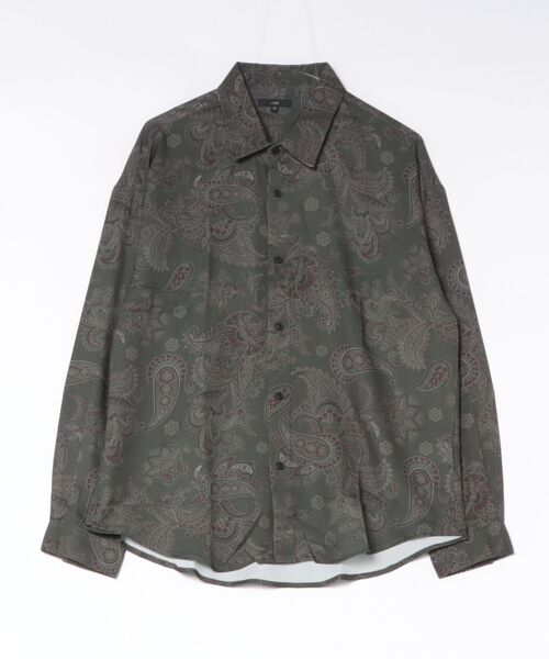 CIAO(チャオ)の「【ciao】ルーズシルエット オーバーサイズ とろみシャツ 柄シャツ(シャツ/ブラウス・レディース・ベージュ系その他/ブラック系その他/ブラック×イエロー/オリーブ/カーキブラウン/ホワイト系その他2/ブラック×ホワイト/ブラウン系その他/ホワイト系その他/ブラック/アッシュグレー/ブラック×ブルー・L/M)」の21枚目の写真