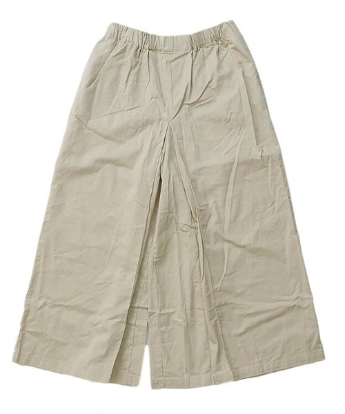 vent blanc(ヴァンブラン)の「ヴァンブラン vent blanc コットンツイル “HAKAMA” パンツ(チノパンツ・レディース・ベージュ/チャコールグレー/ネイビー・FREE)」の20枚目の写真