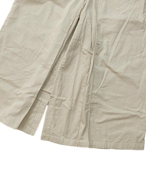 vent blanc(ヴァンブラン)の「ヴァンブラン vent blanc コットンツイル “HAKAMA” パンツ(チノパンツ・レディース・ベージュ/チャコールグレー/ネイビー・FREE)」の22枚目の写真