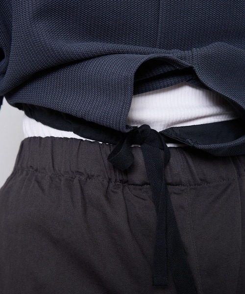 vent blanc(ヴァンブラン)の「ヴァンブラン vent blanc コットンツイル “HAKAMA” パンツ(チノパンツ・レディース・ベージュ/チャコールグレー/ネイビー・FREE)」の13枚目の写真