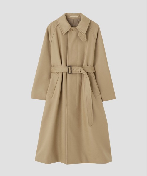 YLEVE(イレーヴ)の「YLEVE / SUPER100'S WOOL MELTON COAT(ダウンジャケット/コート・レディース・ブラック/ベージュ・0/1/2)」の10枚目の写真
