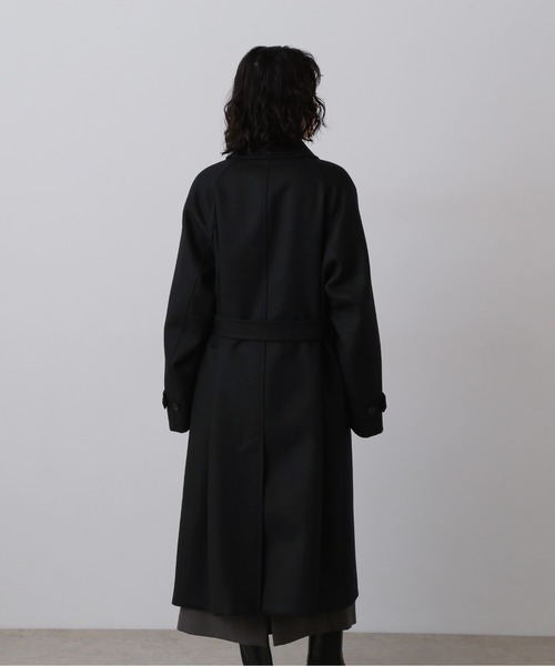 YLEVE(イレーヴ)の「YLEVE / SUPER100'S WOOL MELTON COAT(ダウンジャケット/コート・レディース・ブラック/ベージュ・0/1/2)」の6枚目の写真