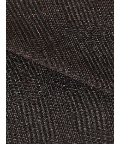 SUIT SQUARE(スーツスクエア)の「CHANTOWA/コンビネゾン/ウォッシャブル/シャドーグレンチェック(サロペット/オーバーオール・レディース・ネイビー/ブラウン・38)」の22枚目の写真
