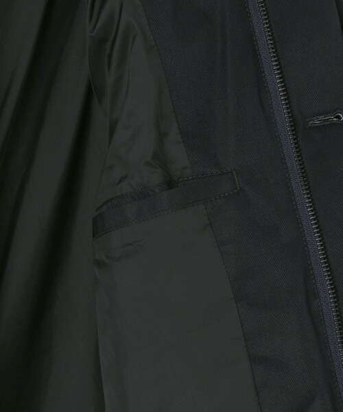 SHIPS Colors(シップス カラーズ)の「〈撥水・防風・防花粉〉All Weather Tex ウール調 中綿 ダウン ジャケット◆(ダウンジャケット/コート・メンズ・ダークグレー/ネイビー・MEDIUM/LARGE/X-LARGE)」の14枚目の写真