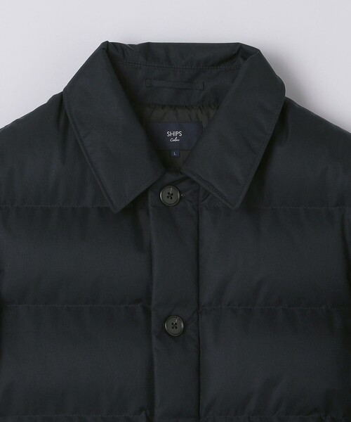 SHIPS Colors(シップス カラーズ)の「〈撥水・防風・防花粉〉All Weather Tex ウール調 中綿 ダウン ジャケット◆(ダウンジャケット/コート・メンズ・ダークグレー/ネイビー・MEDIUM/LARGE/X-LARGE)」の16枚目の写真