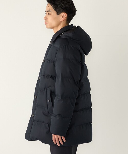 SHIPS Colors(シップス カラーズ)の「〈撥水・防風・防花粉〉All Weather Tex ウール調 中綿 ダウン ジャケット◆(ダウンジャケット/コート・メンズ・ダークグレー/ネイビー・MEDIUM/LARGE/X-LARGE)」の21枚目の写真