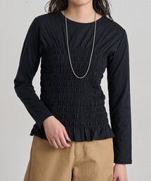シャーリングカットソー