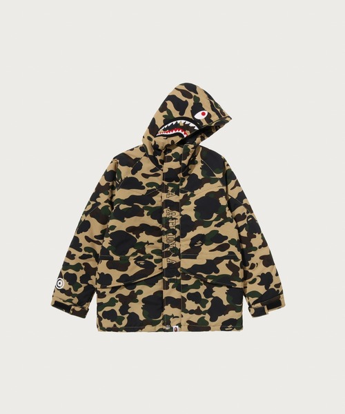 1ST CAMO SHARK SNOWBOARD JACKET（ミリタリージャケット）｜A BATHING