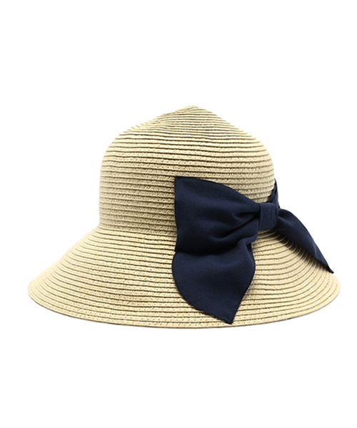 B:MING by BEAMS（ビーミングバイビームス）の「【VERY5月号掲載】ビーミング by ビームス / ペーパーリボンハット（ハット・レディース・ベージュ/ブラウン・ONE SIZE）」の8枚目の写真