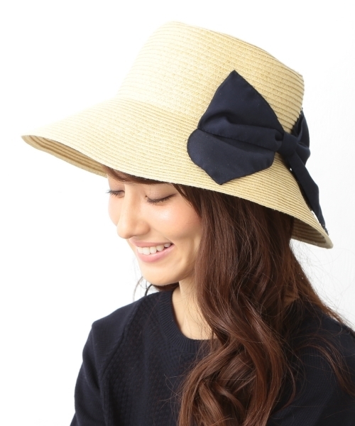 B:MING by BEAMS（ビーミングバイビームス）の「【VERY5月号掲載】ビーミング by ビームス / ペーパーリボンハット（ハット・レディース・ベージュ/ブラウン・ONE SIZE）」の9枚目の写真