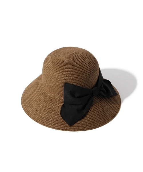 B:MING by BEAMS（ビーミングバイビームス）の「【VERY5月号掲載】ビーミング by ビームス / ペーパーリボンハット（ハット・レディース・ベージュ/ブラウン・ONE SIZE）」の10枚目の写真