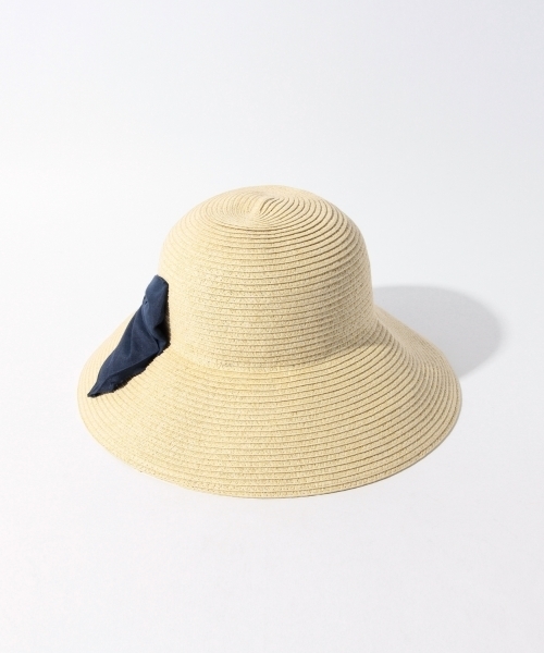 B:MING by BEAMS（ビーミングバイビームス）の「【VERY5月号掲載】ビーミング by ビームス / ペーパーリボンハット（ハット・レディース・ベージュ/ブラウン・ONE SIZE）」の5枚目の写真