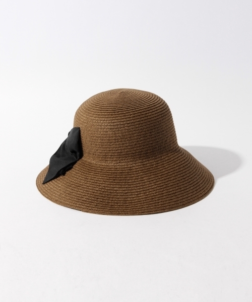 B:MING by BEAMS（ビーミングバイビームス）の「【VERY5月号掲載】ビーミング by ビームス / ペーパーリボンハット（ハット・レディース・ベージュ/ブラウン・ONE SIZE）」の12枚目の写真