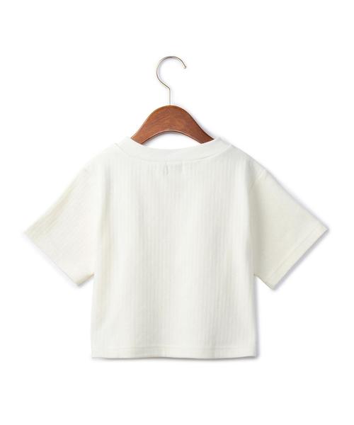 green label relaxing（グリーンレーベルリラクシング）の「ハリヌキポンチ 5L プルオーバー◆（Tシャツ/カットソー・キッズ・オフホワイト/グレー・95/105/115/125）」の8枚目の写真