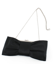Ray BEAMS | CHIARA PERFETTO / サテンリボンクラッチ(クラッチバッグ)