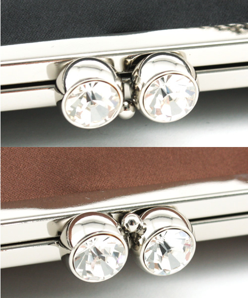 Ray BEAMS（レイビームス）の「CHIARA PERFETTO / サテンリボンクラッチ（クラッチバッグ・レディース・ブラック/ブラウン・ONE SIZE）」の7枚目の写真