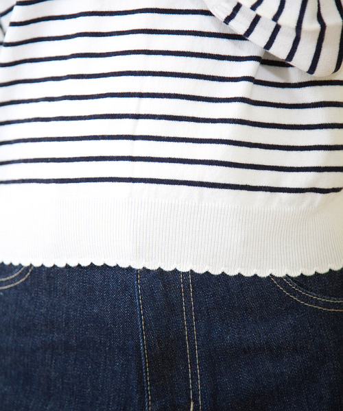 OLIVE des OLIVE（オリーブデオリーブ）の「★スカラップＶプルオーバー（ニット/セーター・レディース・その他/ピンク/レッド/イエロー/オフホワイト・FREE）」の18枚目の写真