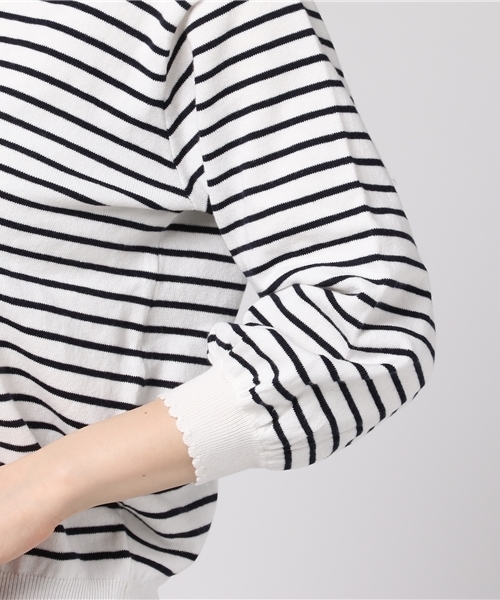 OLIVE des OLIVE（オリーブデオリーブ）の「★スカラップＶプルオーバー（ニット/セーター・レディース・その他/ピンク/レッド/イエロー/オフホワイト・FREE）」の10枚目の写真