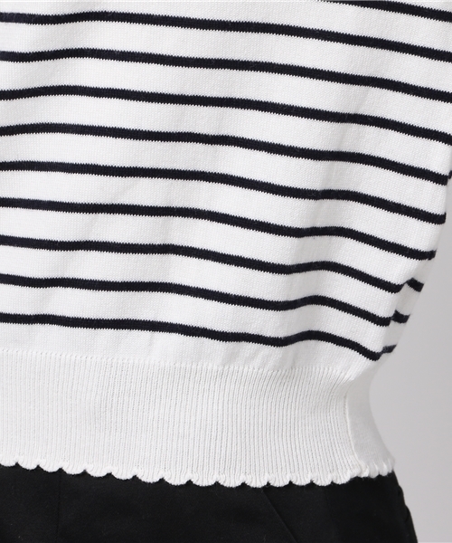 OLIVE des OLIVE（オリーブデオリーブ）の「★スカラップＶプルオーバー（ニット/セーター・レディース・その他/ピンク/レッド/イエロー/オフホワイト・FREE）」の11枚目の写真