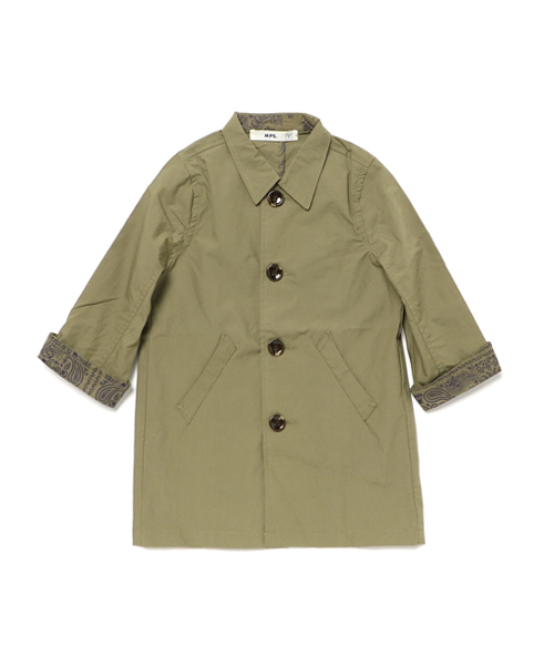 Right-on(ライトオン)の「【MPS】ステンカラーコート(ステンカラーコート・キッズ・カーキ・LARGE/MEDIUM/SMALL)」の6枚目の写真