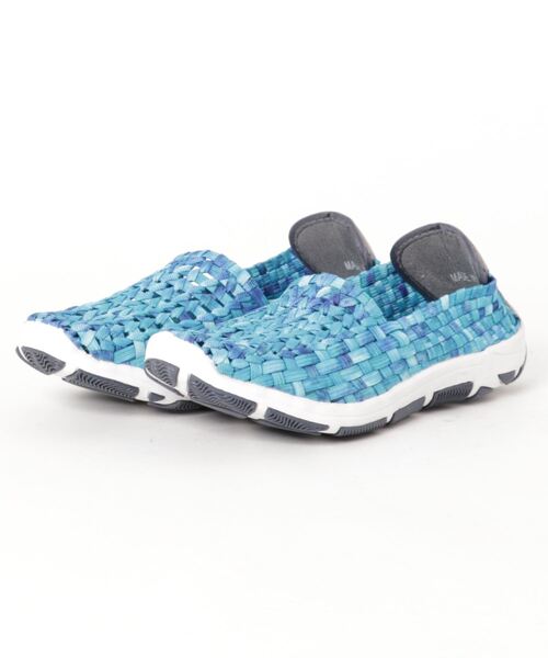 Rock Spring（ロックスプリング）の「ROCK SPRING "CAPE HORN" カジュアルウーブンシューズ(RS-167)（スリッポン・レディース・ホワイト×ネイビー/グリーン/ネイビー/ピンク/グレー/ピンク系その他/シルバー/ブルー系その他/ブルー/ブラック/ストライプ/ライトグリーン/ホワイト系その他/ブルー系その他2/ネイビー系/ダークグリーン・39/37/38/36/35/38h）」の9枚目の写真