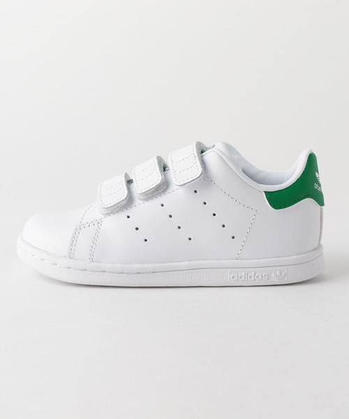 adidas（アディダス）の「WEB限定【adidas(アディダス)】スタンスミス CFI 14cm-16cm（スニーカー・キッズ・ホワイト/ケリー・14cm/16cm/15cm）」の4枚目の写真