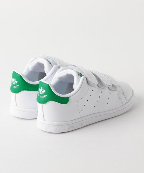 adidas（アディダス）の「WEB限定【adidas(アディダス)】スタンスミス CFI 14cm-16cm（スニーカー・キッズ・ホワイト/ケリー・14cm/16cm/15cm）」の6枚目の写真