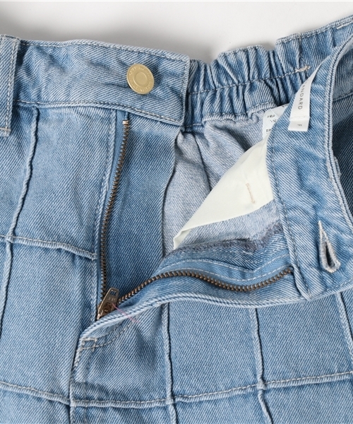 WEGO（ウィゴー）の「WEGO/リメイクワークAラインスカート（デニムスカート・レディース・マルチ/ライトインディゴブルー/マスタード/その他1/ブルー系その他/ダークオレンジ・FREE）」の17枚目の写真