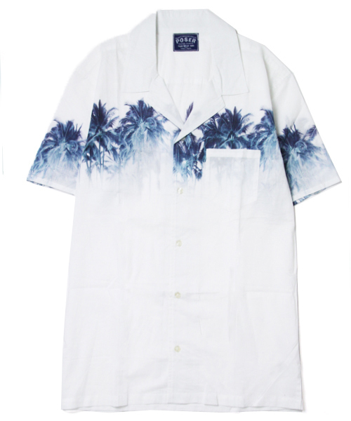 JACKROSE（ジャックローズ）の「グラデリゾートシャツ（シャツ/ブラウス・メンズ・ブルー/グリーン/ブラック・L/M）」の13枚目の写真