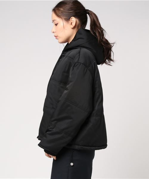 ANAP(アナップ)の「ショールフード中綿ジャケット(その他アウター・レディース・カーキ/ブラック/レッド・FREE)」の5枚目の写真