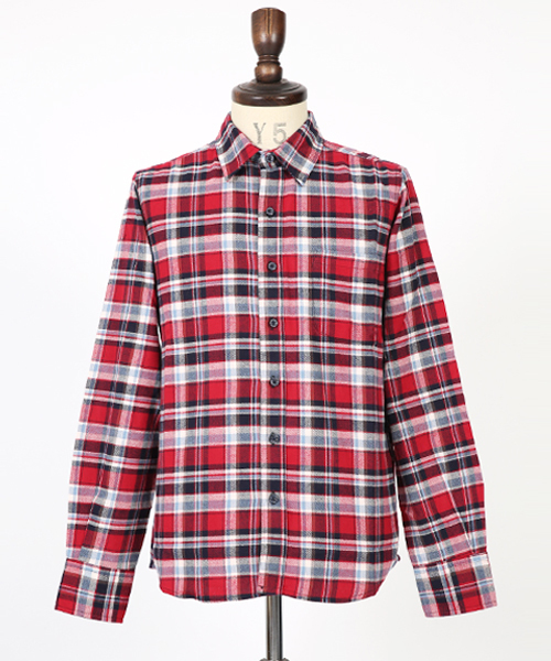 Rocky Monroe（ロッキーモンロー）の「綿ビエラチェック起毛レギュラーシャツ（シャツ/ブラウス・メンズ・A/B/C/D/F/G/H/I/J/L/K/E・M/L/XL）」の16枚目の写真